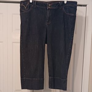 Venezia Midnight Blue Capri Jeans